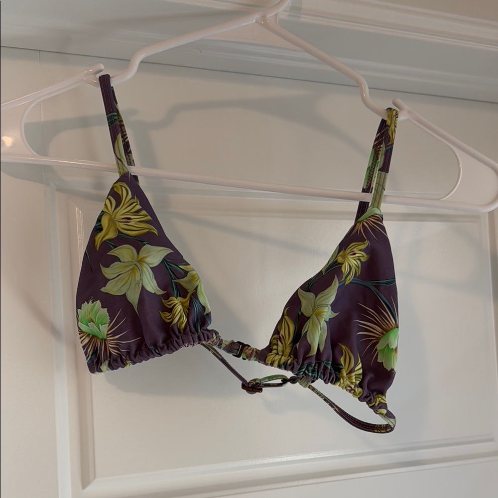 Acacia Floral Bikini Top